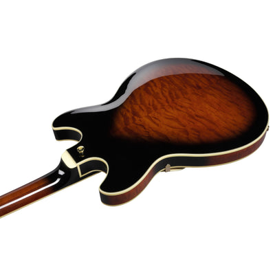Ibanez - AS93QMSP-DBS Dark Brown Sunburst Artcore Expressionist - Musik Utan Gränser 