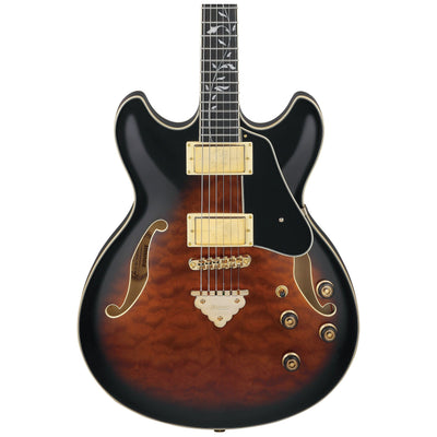 Ibanez - AS93QMSP-DBS Dark Brown Sunburst Artcore Expressionist - Musik Utan Gränser 