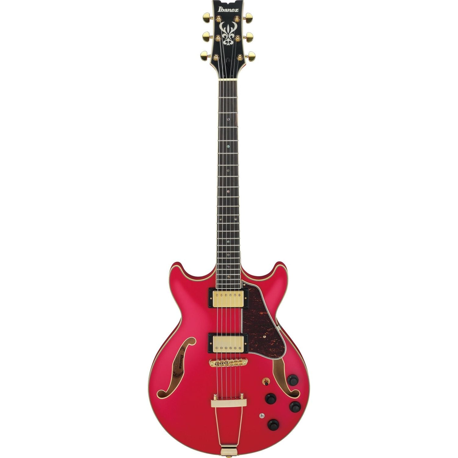 Ibanez - AMH90-CRF Cherry Red Flat Artcore Expressionist - Musik Utan Gränser 