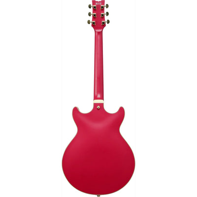 Ibanez - AMH90-CRF Cherry Red Flat Artcore Expressionist - Musik Utan Gränser 