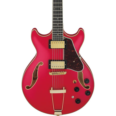 Ibanez - AMH90-CRF Cherry Red Flat Artcore Expressionist - Musik Utan Gränser 