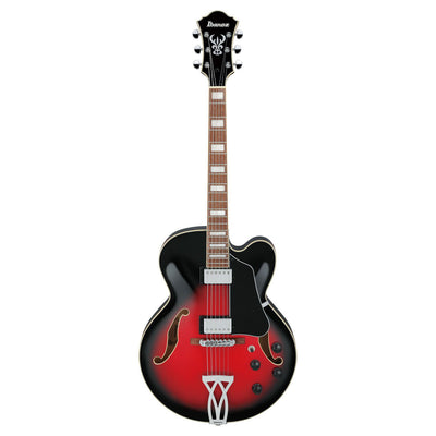 Ibanez - AF75-TRS Transparent Red Sunburst Artcore - Musik Utan Gränser 