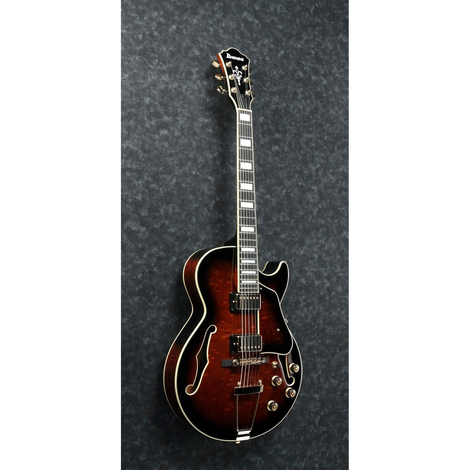 Ibanez - AG95QA-DBS Dark Brown Sunburst Artcore Expressionist - Musik Utan Gränser 