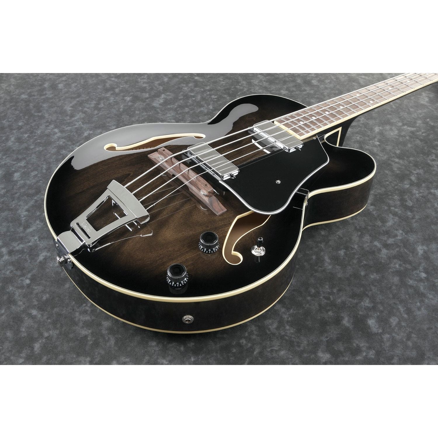 Ibanez - AFB200-TKS Transparent Black Sunburst Short Scale 30,3" - Musik Utan Gränser 