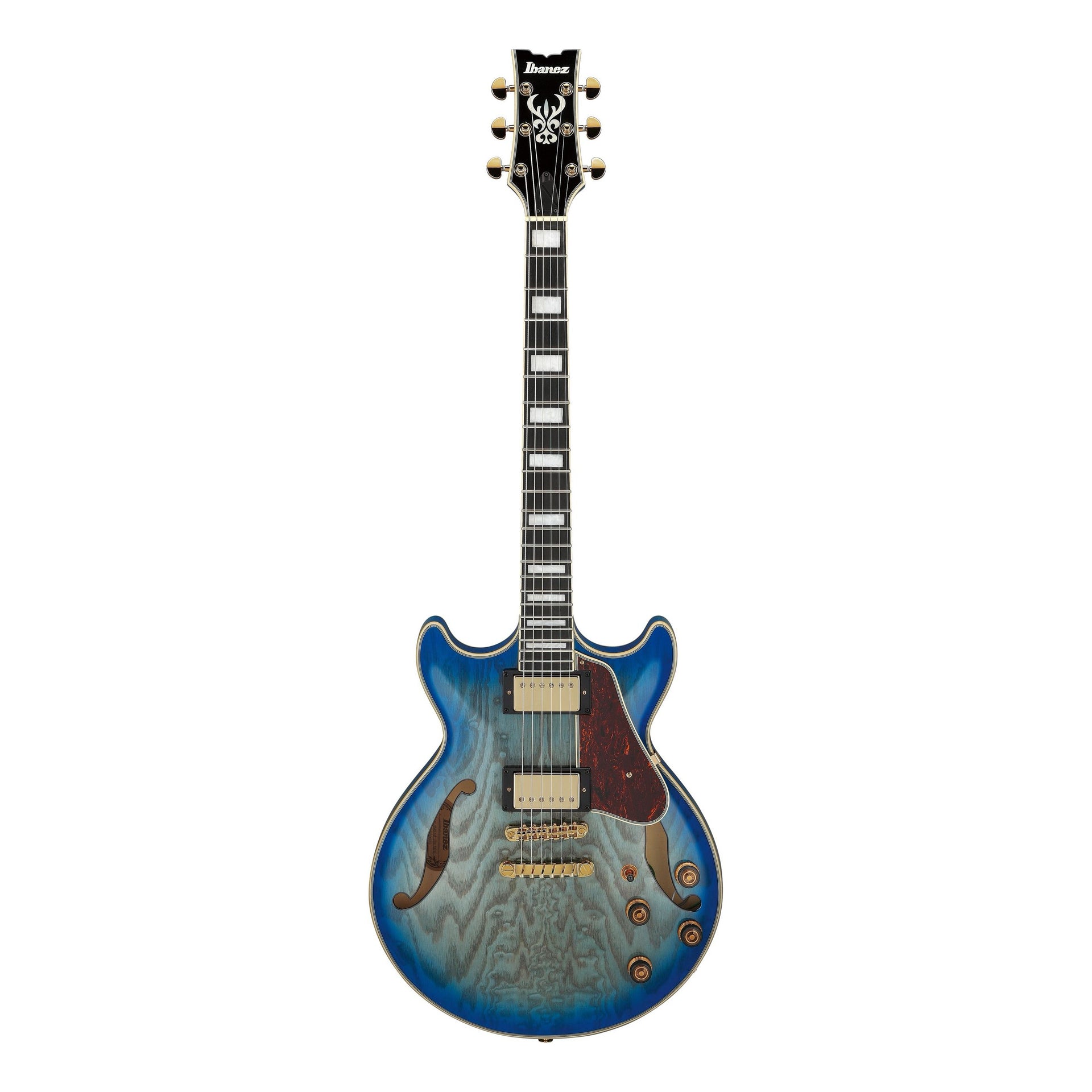 AM93QA-JBB Jet Blue Burst Artcore Expressionist