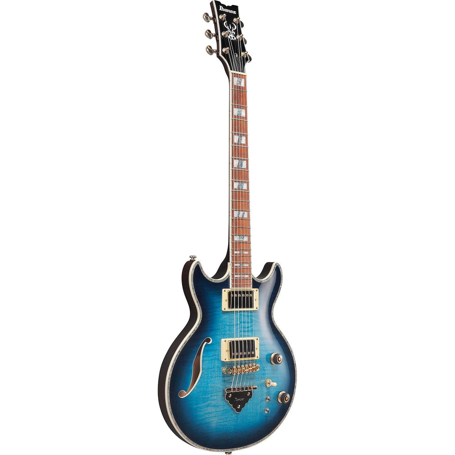 Ibanez - AR520HFM-LBB Light Blue Burst AR Thinline - Musik Utan Gränser 