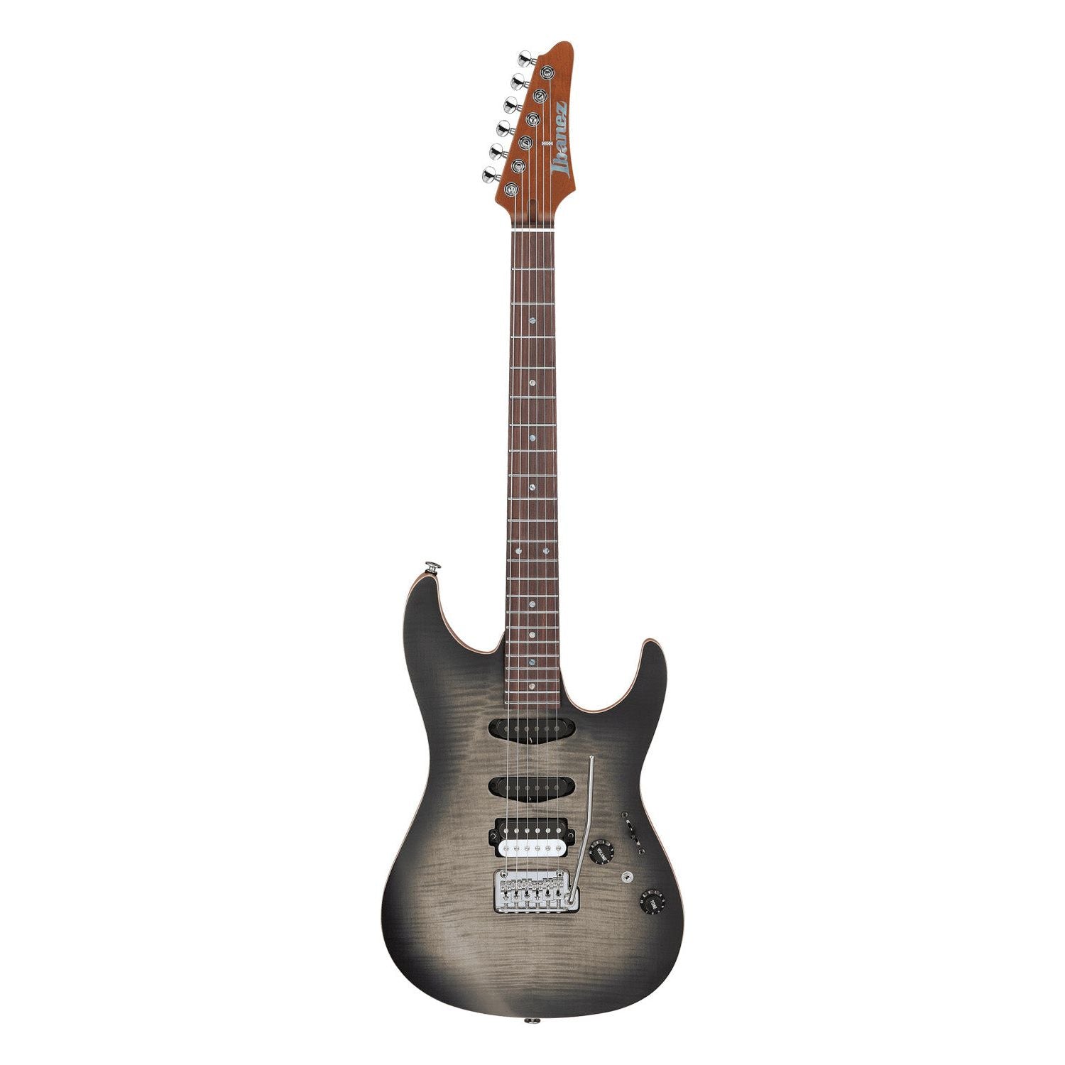 Ibanez - TQM2-CUF Charcoal Black Burst Flat Tom Quayle - Musik Utan Gränser 