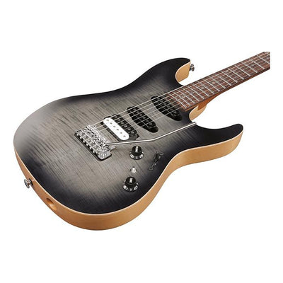 Ibanez - TQM2-CUF Charcoal Black Burst Flat Tom Quayle - Musik Utan Gränser 
