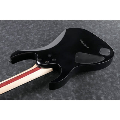 Ibanez - RGIXL7-BKF Black Flat Iron Label 27" Long Scale - Musik Utan Gränser 