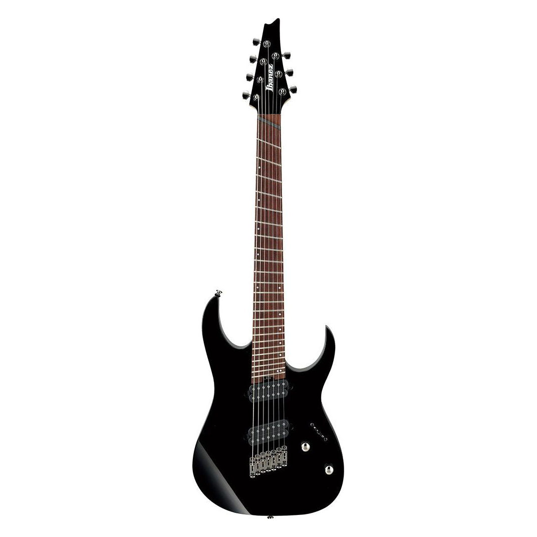 Ibanez - RGMS7-BK Black Multi-Scale 7-strängad - Musik Utan Gränser 