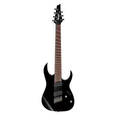 Ibanez - RGMS7-BK Black Multi-Scale 7-strängad - Musik Utan Gränser 