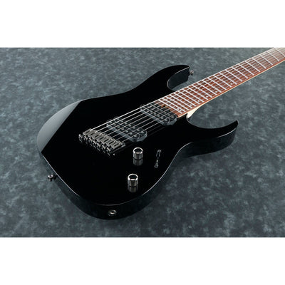 Ibanez - RGMS7-BK Black Multi-Scale 7-strängad - Musik Utan Gränser 