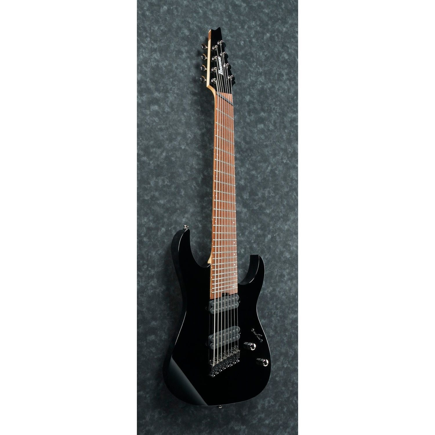 Ibanez - RGMS8-BK Black Multi-Scale 8-strängad - Musik Utan Gränser 
