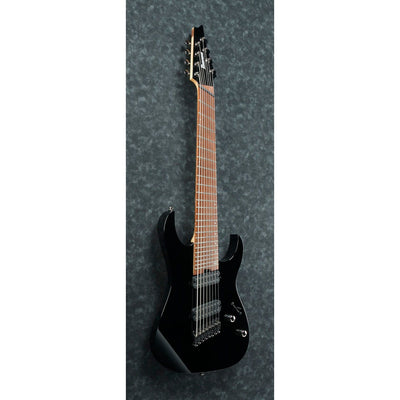 Ibanez - RGMS8-BK Black Multi-Scale 8-strängad - Musik Utan Gränser 