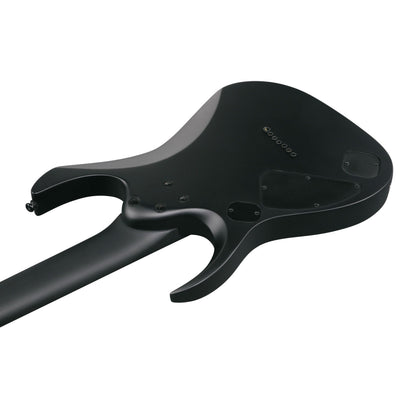 Ibanez - RGDRB71-BKF Black Flat Iron Label 7-strängad - Musik Utan Gränser 