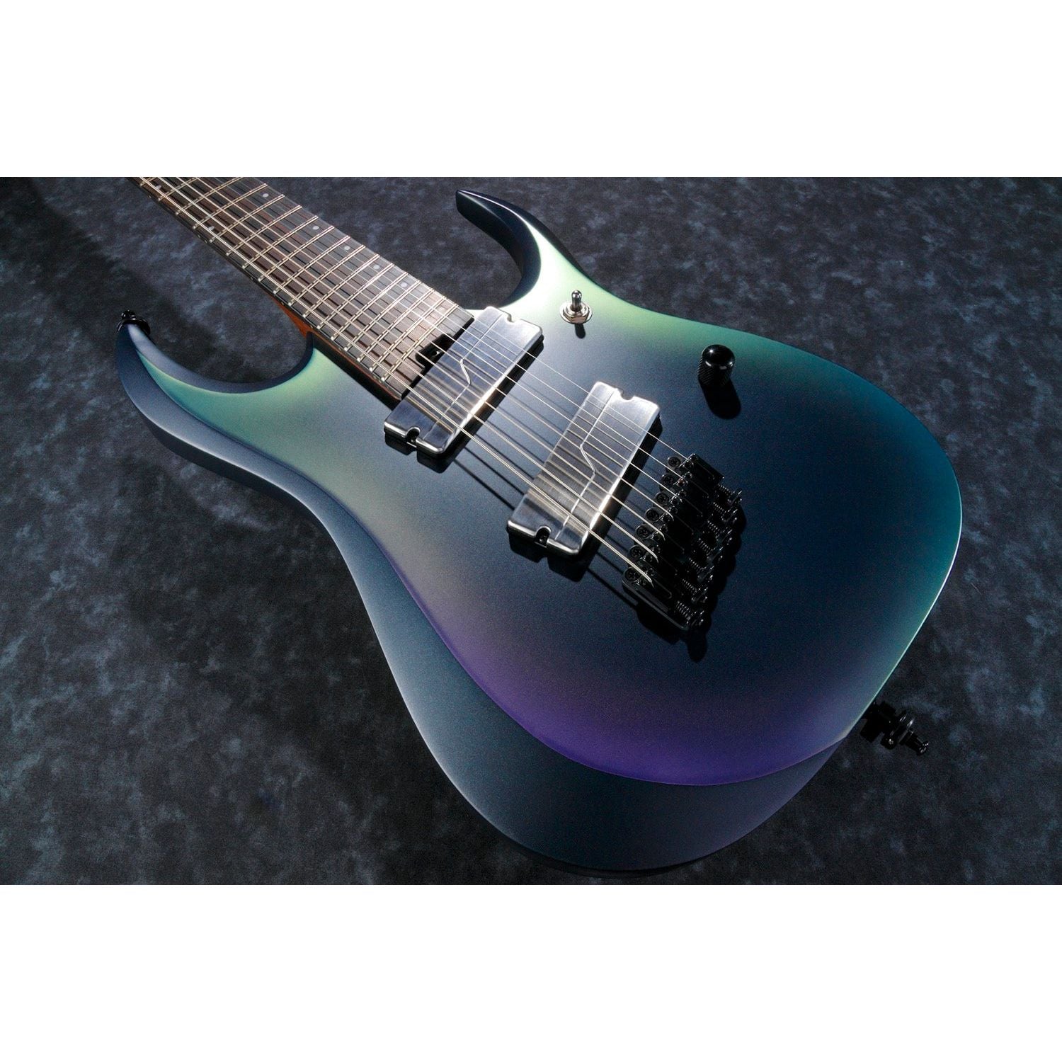 Ibanez - RGD71ALMS-BAM (Black Aurora Burst) Matte Axion Label Multi Scale 7-strängad - Musik Utan Gränser 