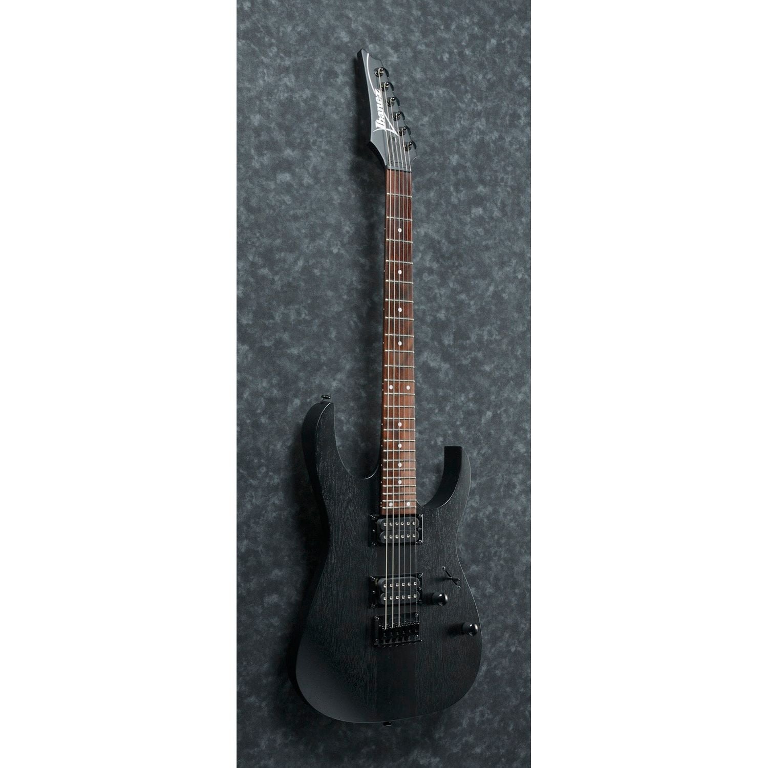 Ibanez - RGRT421-WK Weathered Black Neck-Thru - Musik Utan Gränser 