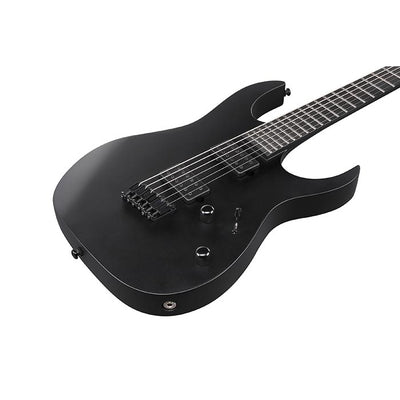 Ibanez - RGRTBB21-BKF Black Flat Iron Label Baritone - Musik Utan Gränser 