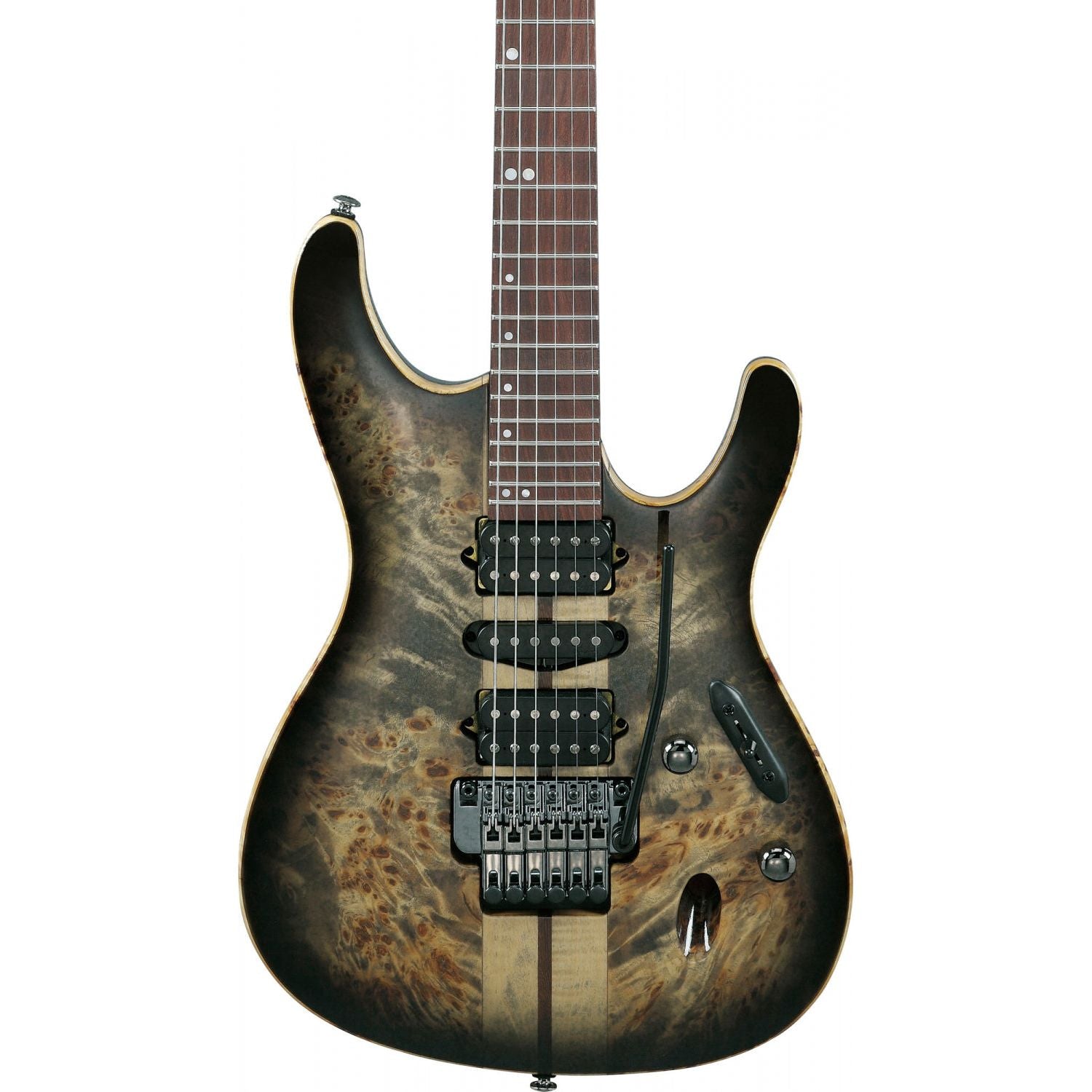 Ibanez - S1070PBZ-CKB Cerulean Black Burst Premium - Musik Utan Gränser 