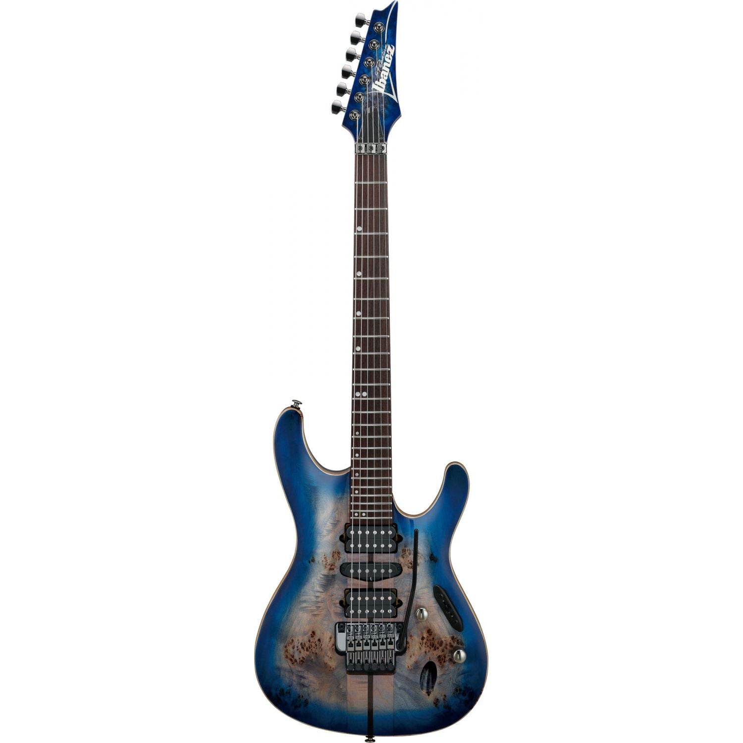 Ibanez - S1070PBZ-CLB Cerulean Blue Burst S Premium - Musik Utan Gränser 