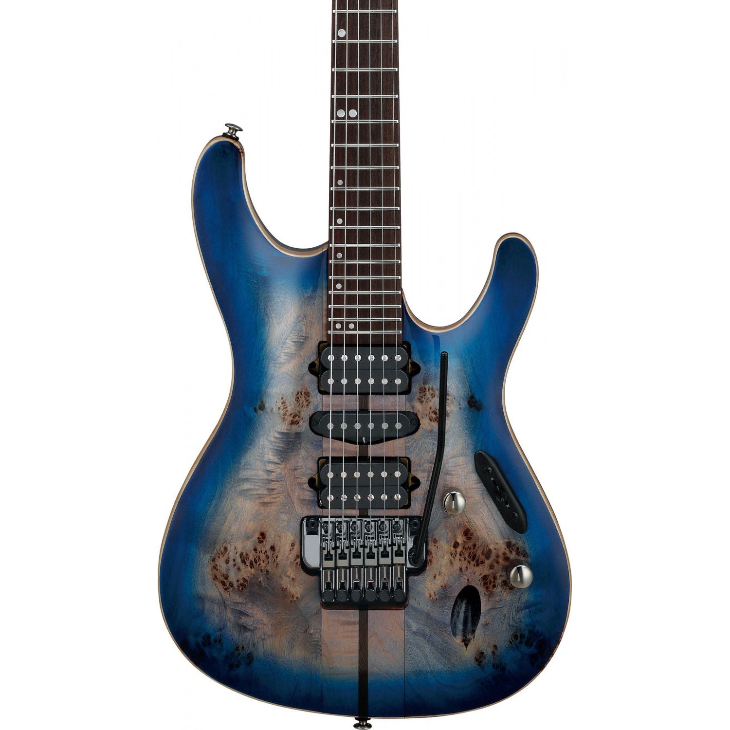 Ibanez - S1070PBZ-CLB Cerulean Blue Burst S Premium - Musik Utan Gränser 