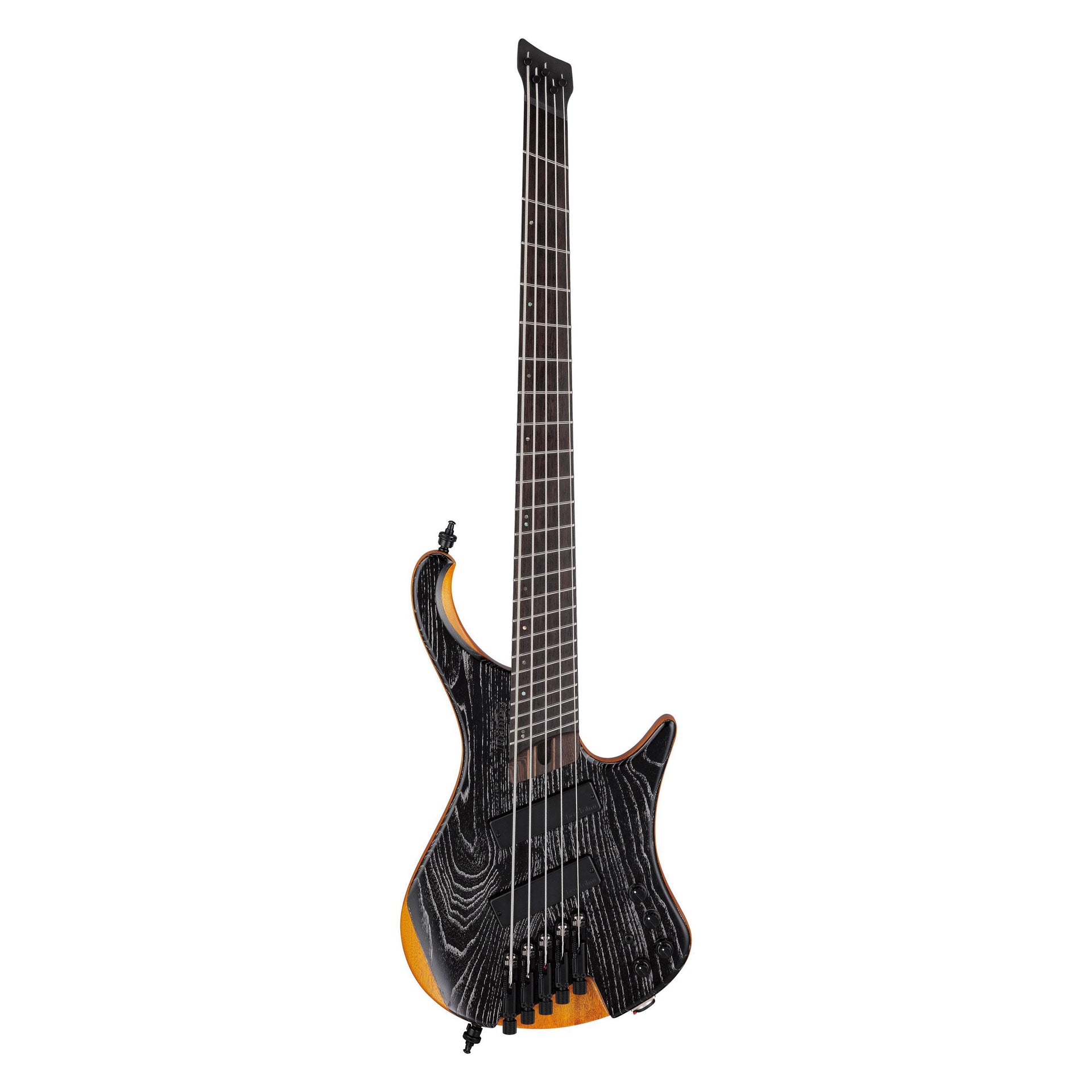 Ibanez - EHB1135MS-SKL Silver Wave Black Low Gloss Headless Multi-Scale - Musik Utan Gränser 