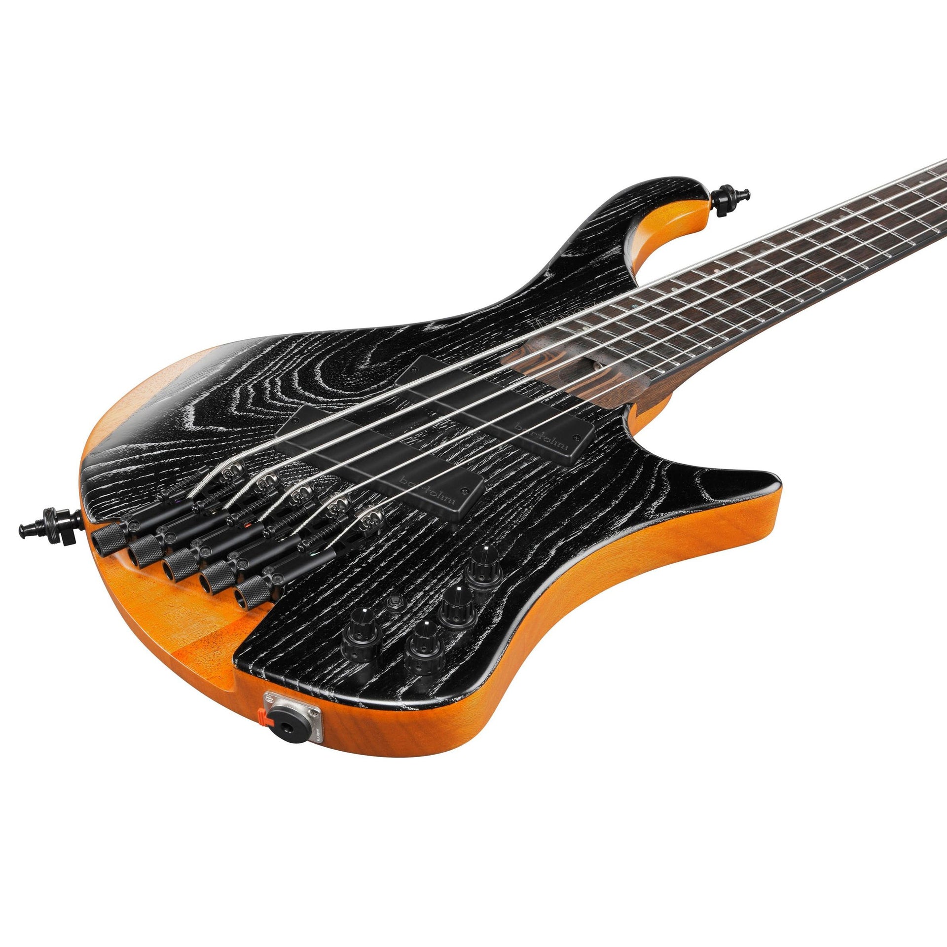 Ibanez - EHB1135MS-SKL Silver Wave Black Low Gloss Headless Multi-Scale - Musik Utan Gränser 