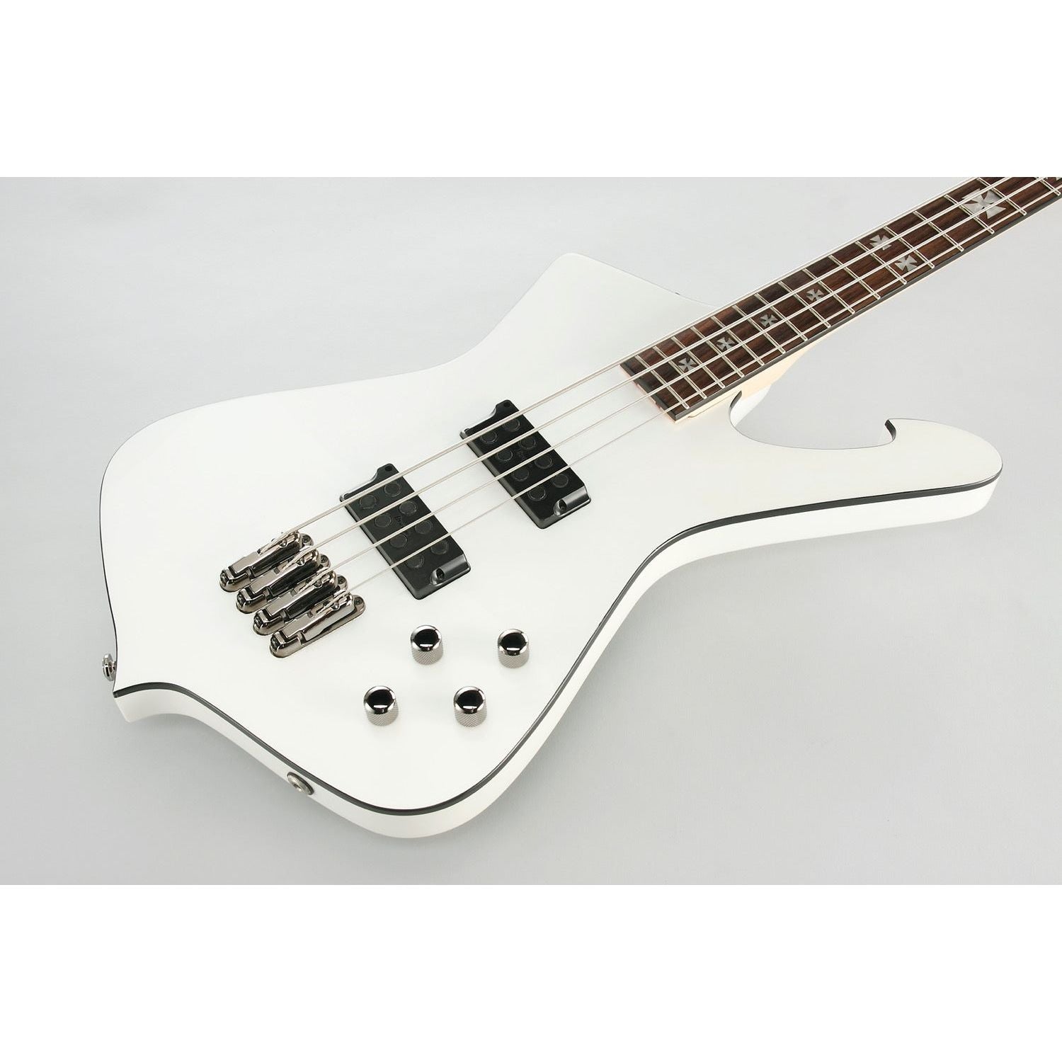 Ibanez - SDB3-PW Pearl White Sharlee D'Angelo - Musik Utan Gränser 