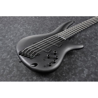 Ibanez - SRMS625EX-BKF Black Flat SR Multi-Scale 5-stängad - Musik Utan Gränser 
