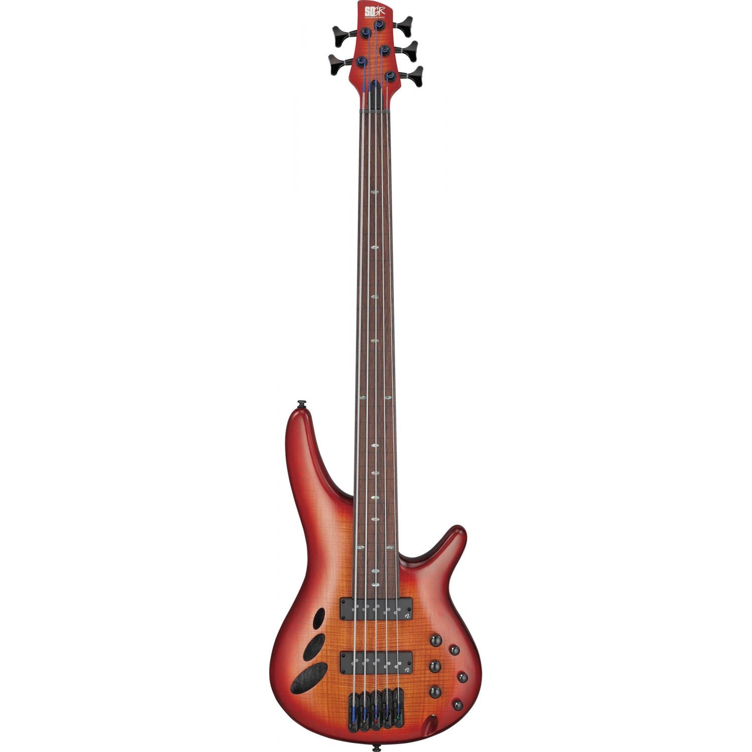 Ibanez - SRD905F-BTL. (Brown Topaz Burst Low Gloss)  5-strängad bandlös - Musik Utan Gränser 