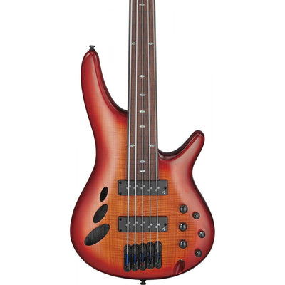 Ibanez - SRD905F-BTL. (Brown Topaz Burst Low Gloss)  5-strängad bandlös - Musik Utan Gränser 