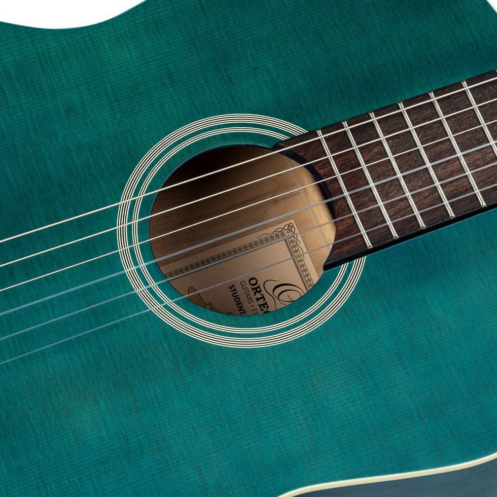 Ortega - RST5MOC 4/4 Satin Ocean Blue - Musik Utan Gränser 