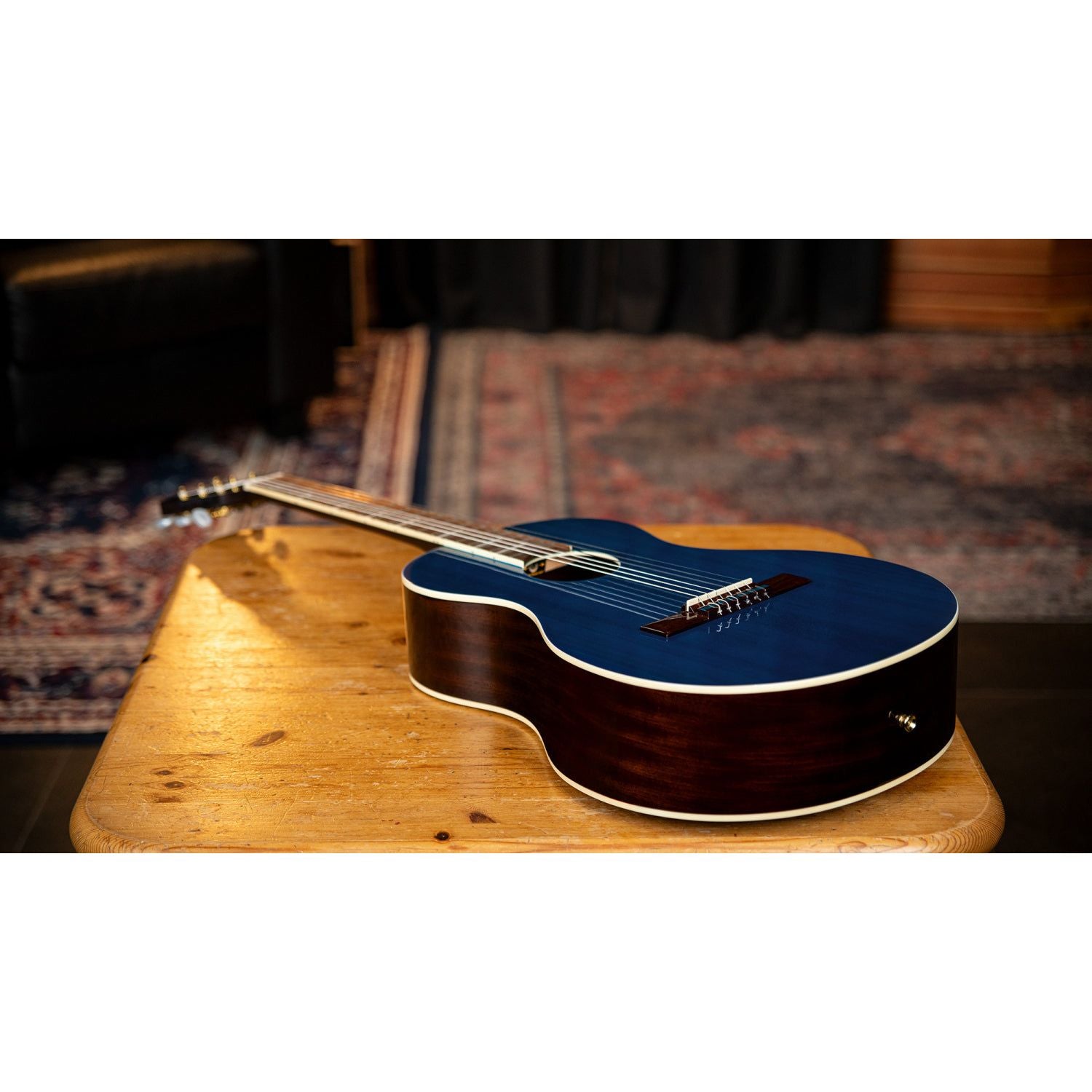 Ortega - RRA-OCT Parlor Body Ranger Ocean Blue - Musik Utan Gränser 