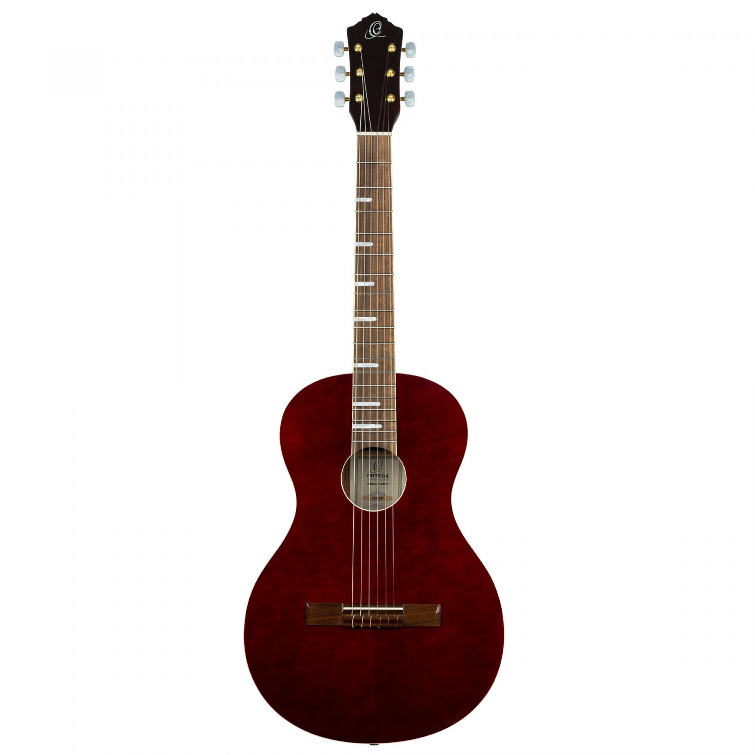 Ortega - RRA-SRT Parlor Body Ranger Stained Red - Musik Utan Gränser 