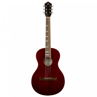 Ortega - RRA-SRT Parlor Body Ranger Stained Red - Musik Utan Gränser 