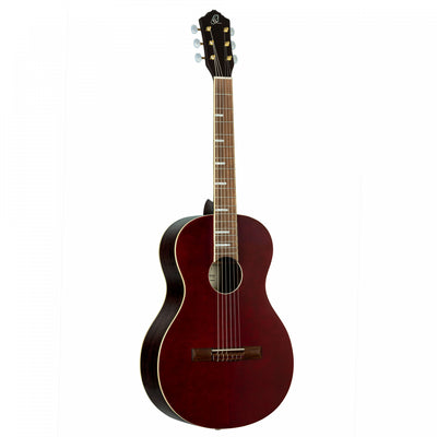 Ortega - RRA-SRT Parlor Body Ranger Stained Red - Musik Utan Gränser 