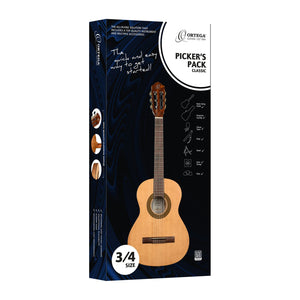 Ortega - Pickers Pack gitarrpaket 3/4 - Musik Utan Gränser 