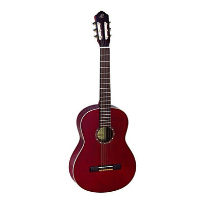 Ortega - R121WR 4/4 Gloss Wine Red - Musik Utan Gränser 