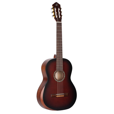 Ortega - R55DLX-BFT 4/4 Solid Top Armrest Bourbon Fade - Musik Utan Gränser 