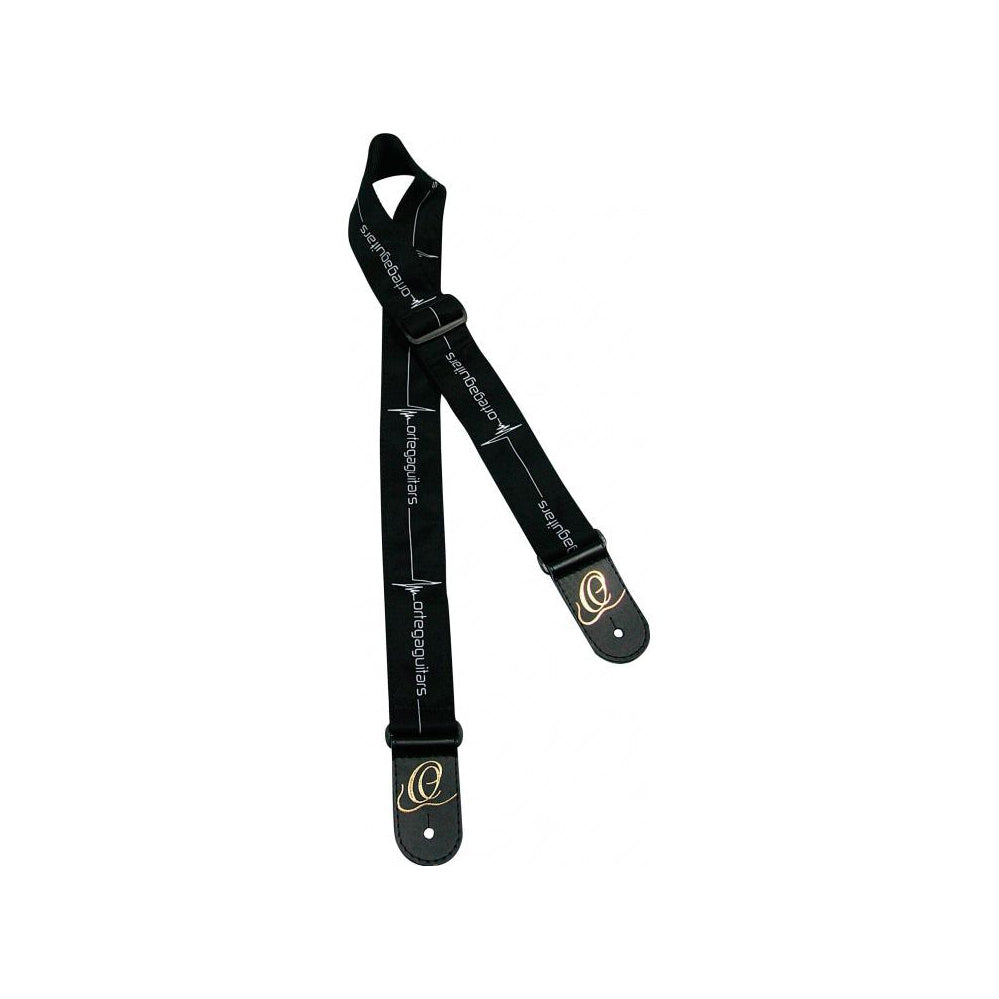 Ortega - RCE145LBK 4/4 med mik Thin Left Gloss Black - Musik Utan Gränser 