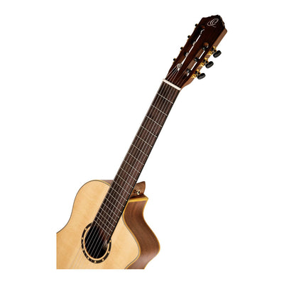 Ortega - RCE133-7 Klassisk gitarr med mik 4/4 7-strängad - Musik Utan Gränser 
