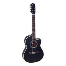 Ladda upp bild till gallerivisning, Ortega - RCE138-T4BK 4/4 Size Thin med mik Slim Neck - Musik Utan Gränser 
