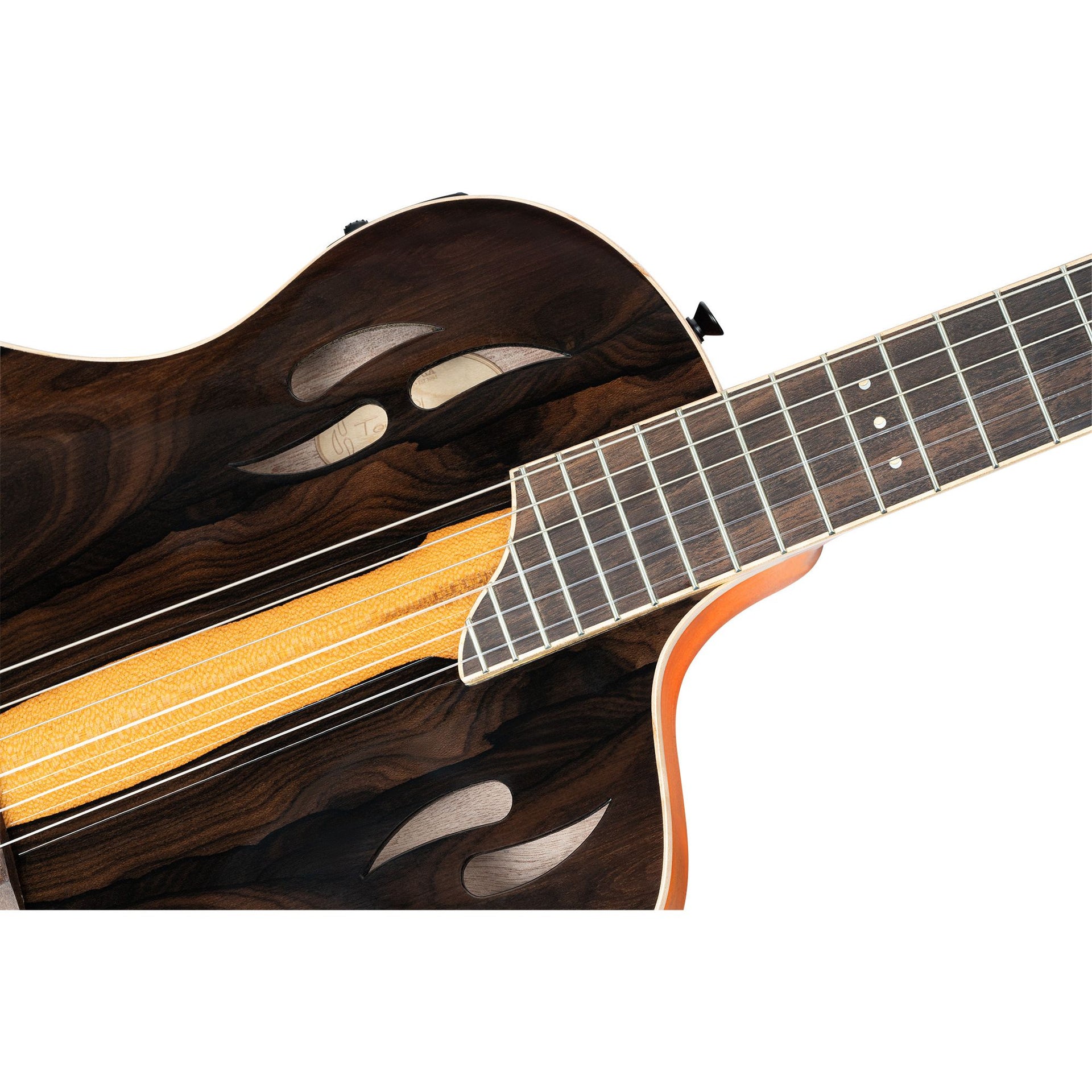 RTP-LTD Nylonstr. gitarr med mik, Thin body, Slim neck