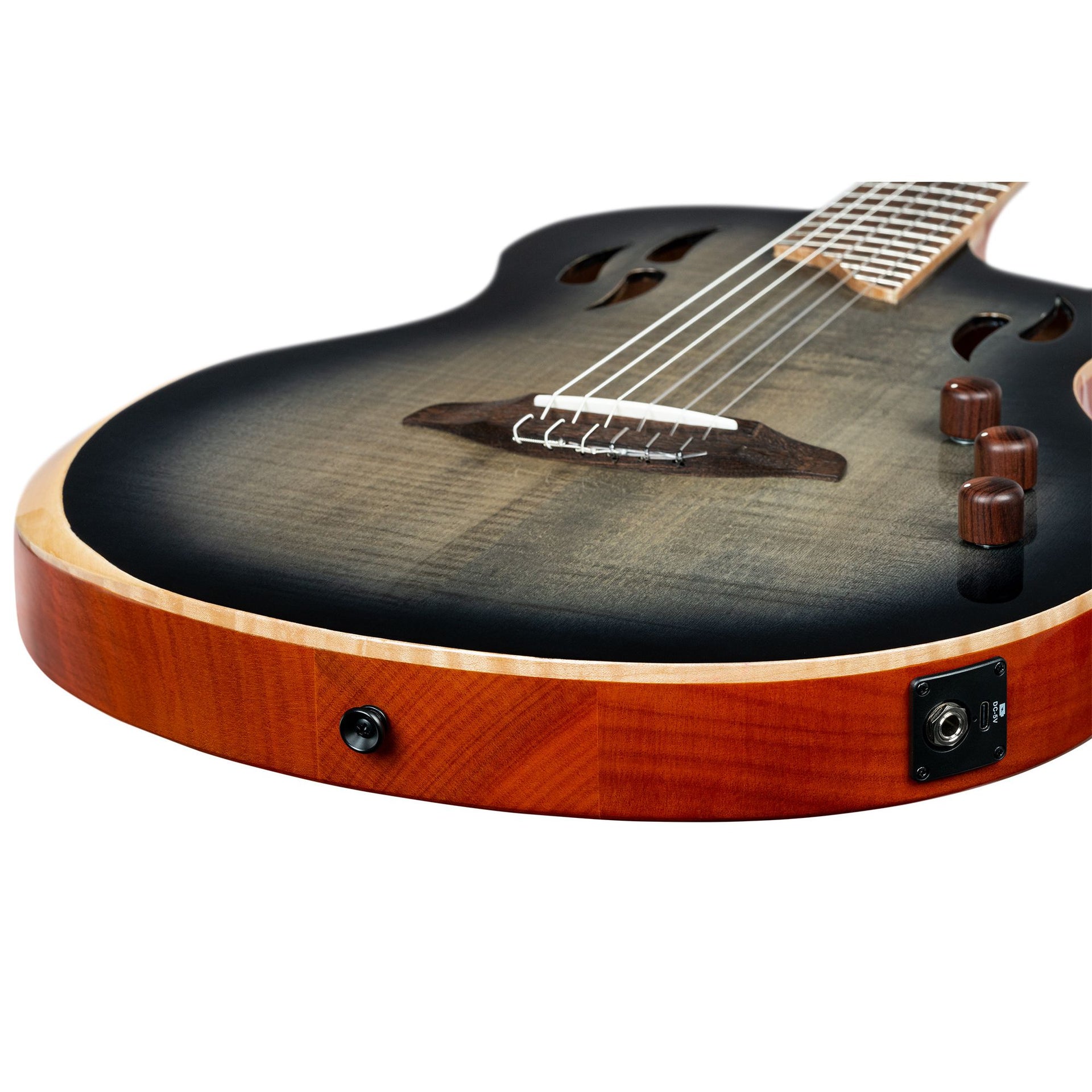 RTPG-LS1 Nylonstr. gitarr med mik, Thin body, Slim neck