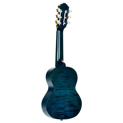 Ortega - RGLE18BLF Guitarlele, med mik & gigbag, Blue Fade - Musik Utan Gränser 
