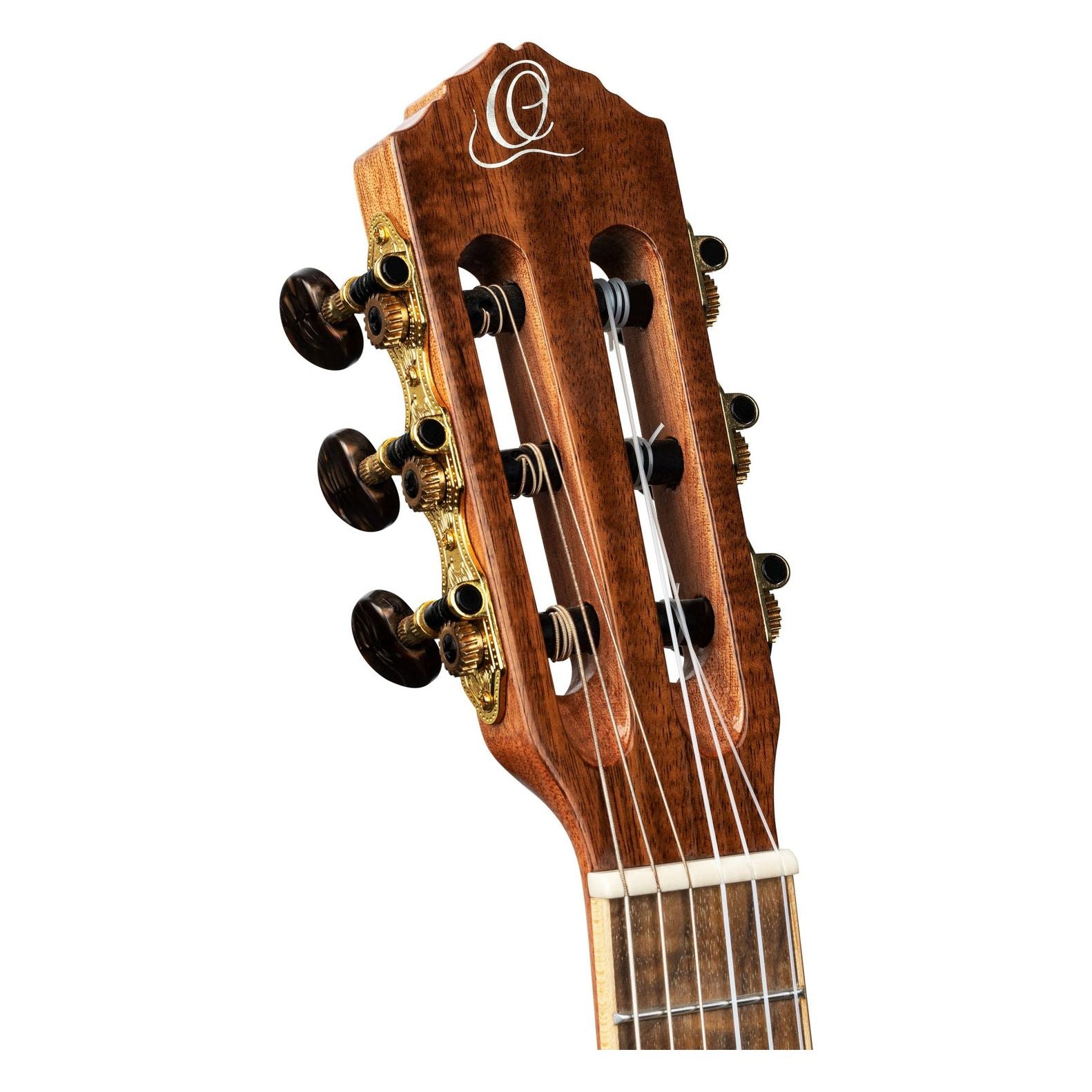 Ortega - RGLE18ACA Acacia Solid Top Guitarlele med mik - Musik Utan Gränser 