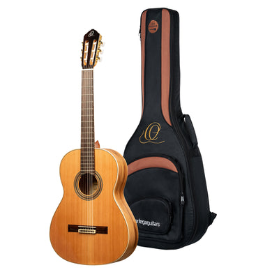 R20GRG-L (vänsterhänt) Helsolid klassisk gitarr tillverkad i Spanien (högblank)