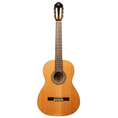 R20GRG-L (vänsterhänt) Helsolid klassisk gitarr tillverkad i Spanien (högblank)
