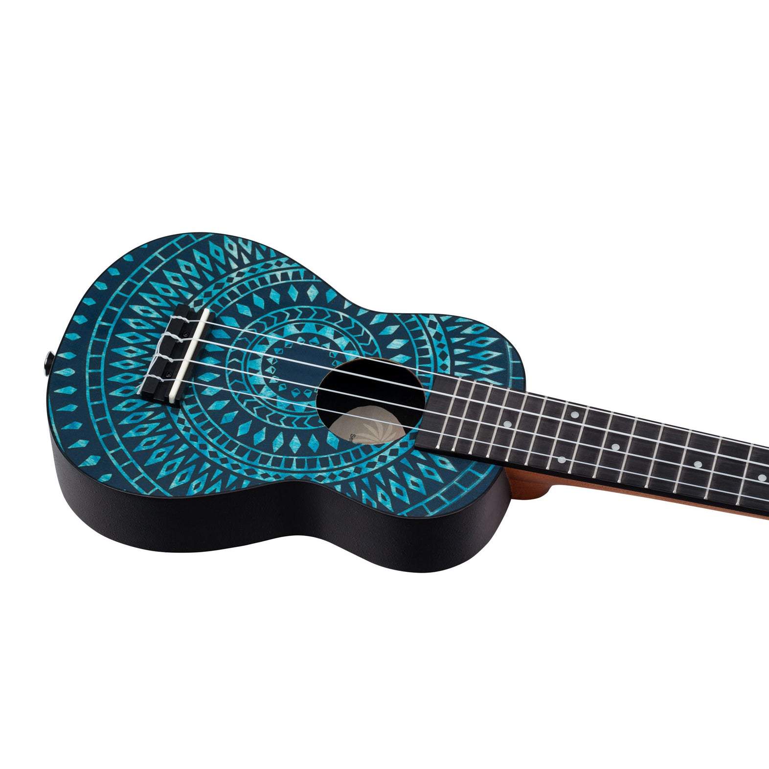 Ortega - K2SS-BKC Keiki Sopran Ukulele Blue Kaleidoscope - Musik Utan Gränser 