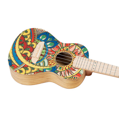 Ortega - RUAR-MI Concert Ukulele ART Series Mystic Indica - Musik Utan Gränser 